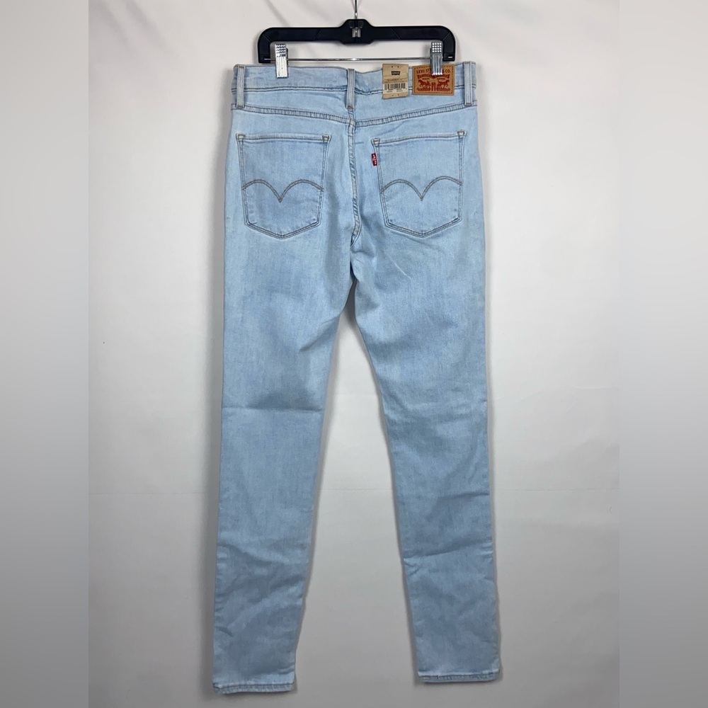 Levi’s Jeans Shaping Skinny Size 8 /29 Long Light Wash Denim NWT - Picture 4 of 10
